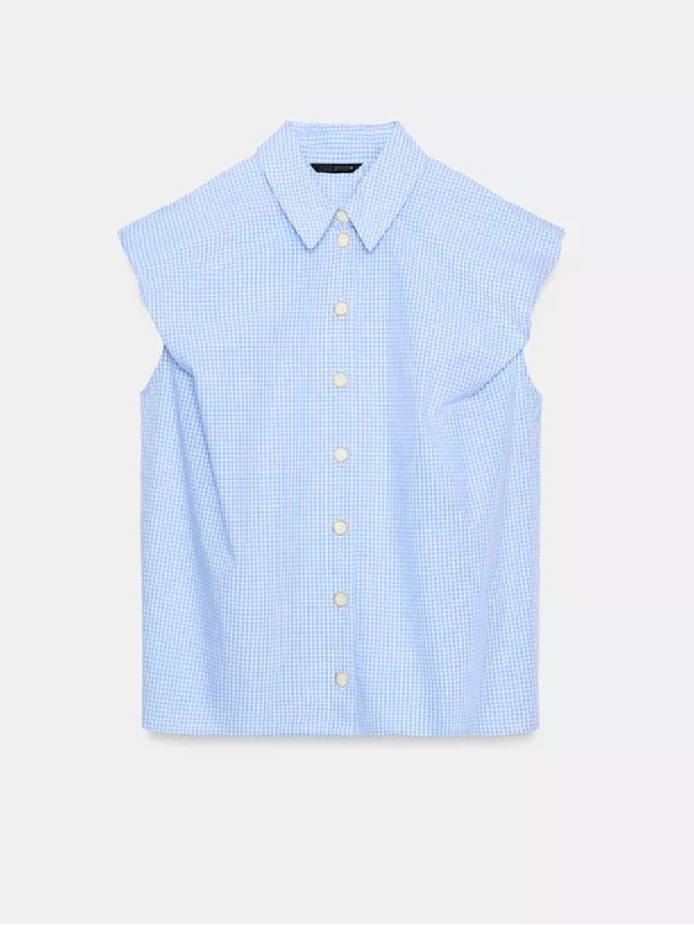ZARA PUFF SLEEVE SHIRT - Picture 5 of 8